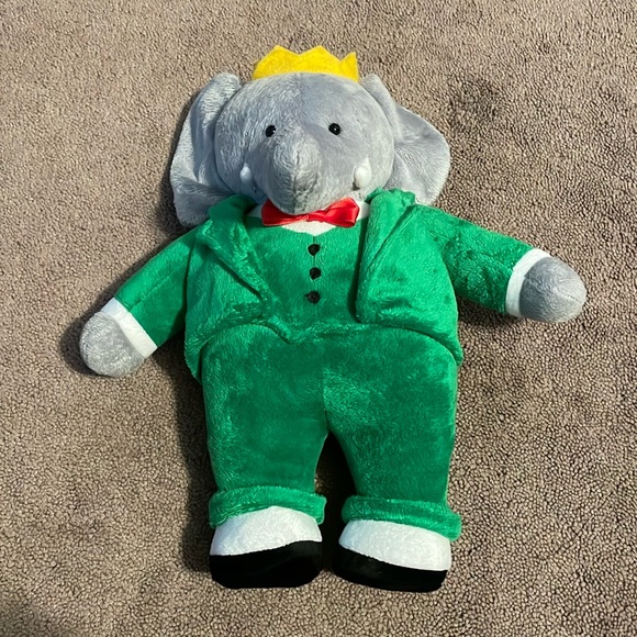 Babar plush by Yottoy Inc. 12in tall. - Picture 1 of 7
